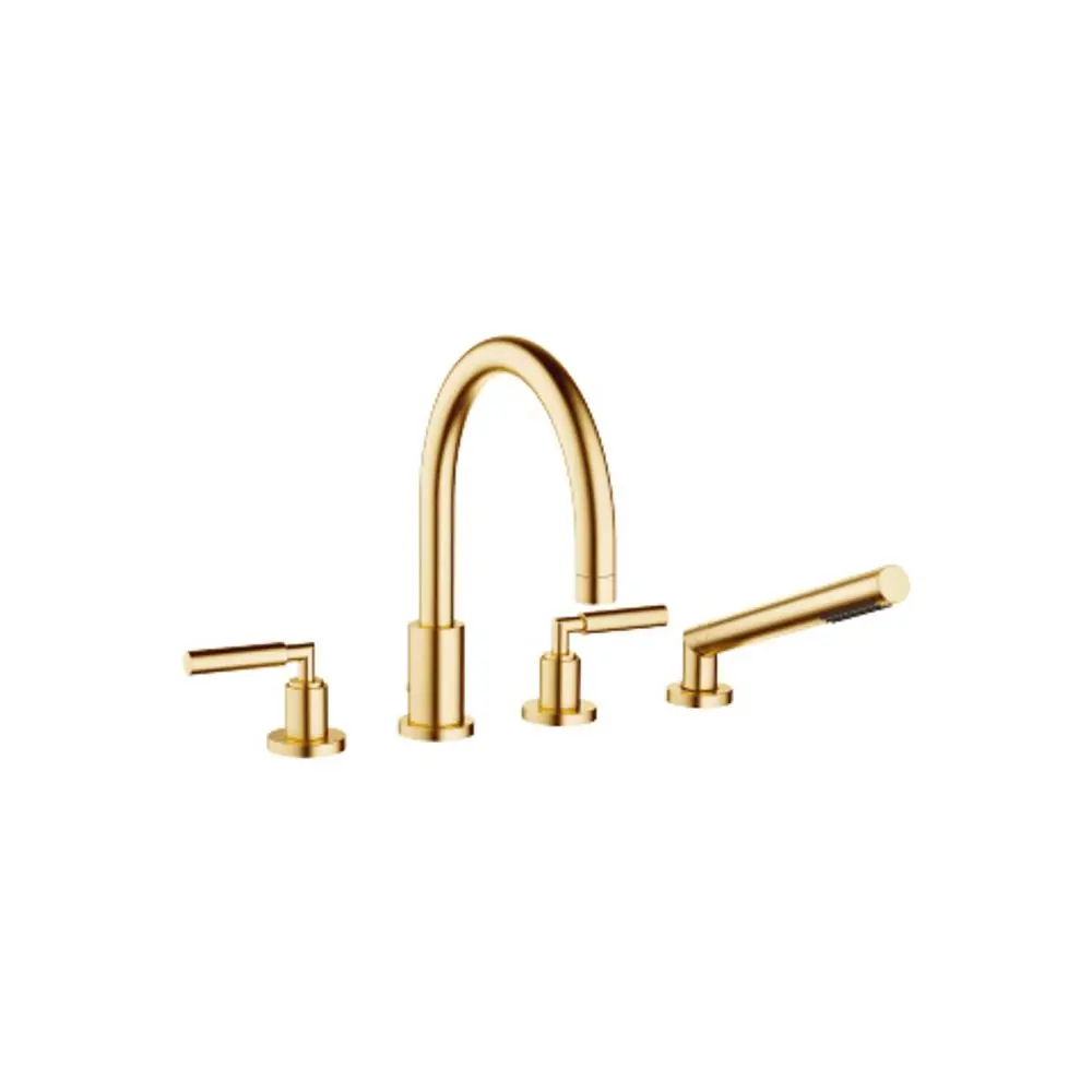 Dornbracht-TARA.-Wannen-Vierlochbatterie-Ausladung 220mm-Messing gebürstet (23kt), 27512882-28 Galeriebild 1